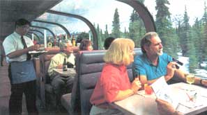 Princess' Exclusive Alaska Railcars