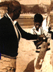 Sachin with Coach Achrekar
